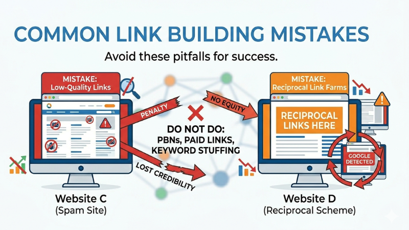 Common Link Building Mistakes